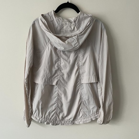 Lululemon Hood Lite Jacket Full Zip Wind Water Proof Chrome Gray 6 - Picture 3 of 6